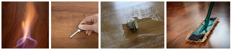 6" X 36" / 6" X 48" / 7"X 48" / 9" X 48" Spc House Hold Flooring Waterproof Unilin Click Flooring