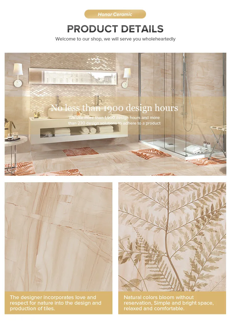 60 *60mm Bathroom Non-Slip Ceramic Floor Tiles From Zibo