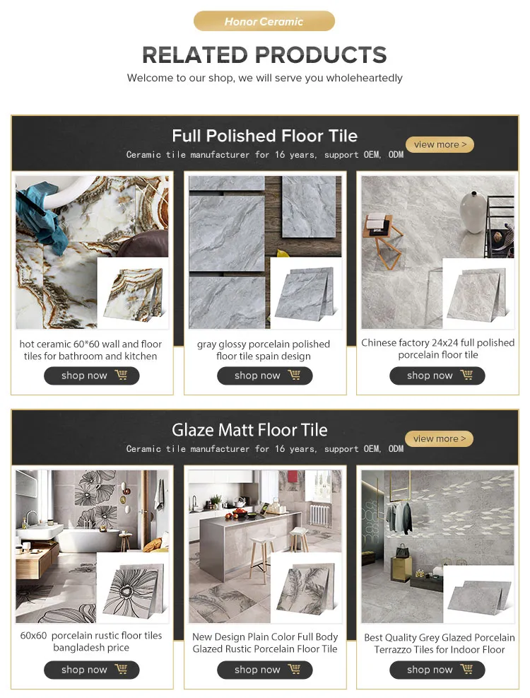 60 *60mm Bathroom Non-Slip Ceramic Floor Tiles From Zibo