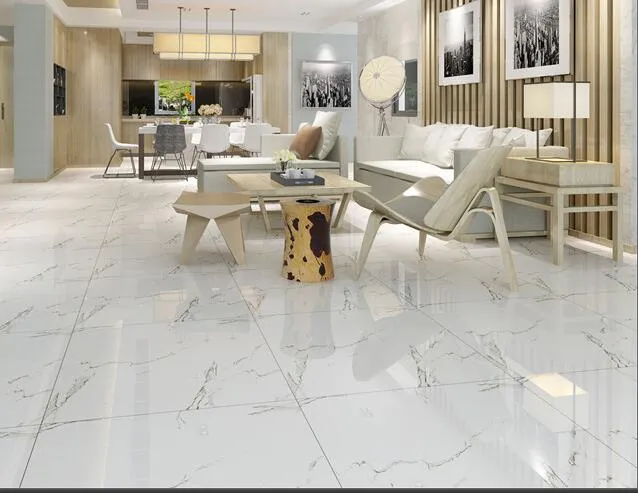 600X600mm/1200X600mm Cararra Glazed Porcelain Floor Tile From Foshan China