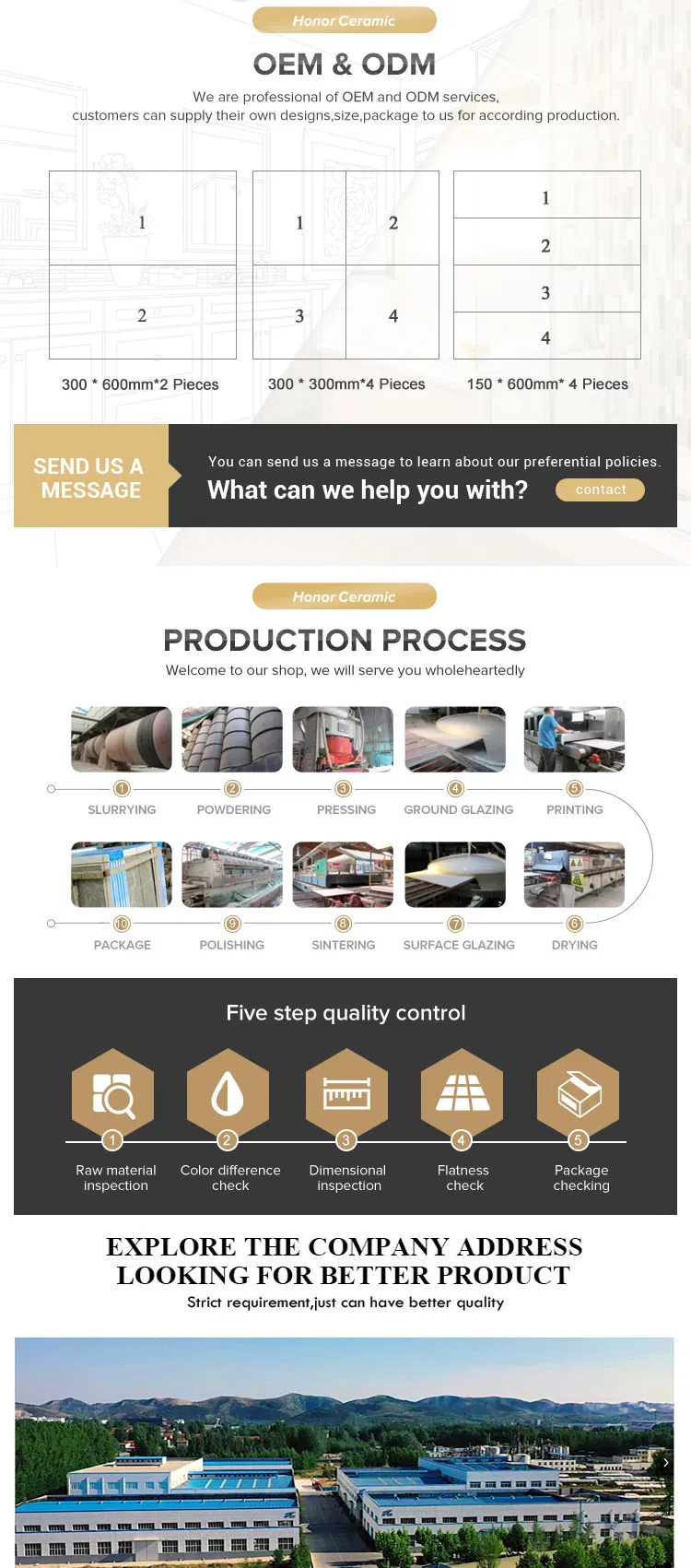 60X120 75X150 Full Body Glazed Polished Floor Tiles Best Quality