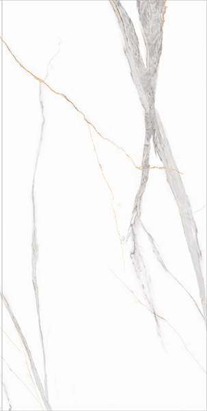 75X150 White Marble Polishwd Glazed Ceramic Porcelain Floor Tile