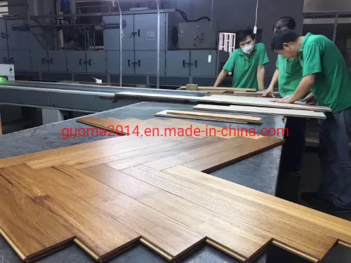 8 Even Collection Black Walnut Fishbone Flooring