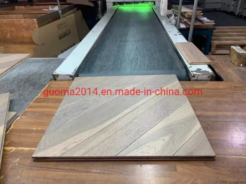 8 Even Collection Black Walnut Fishbone Flooring