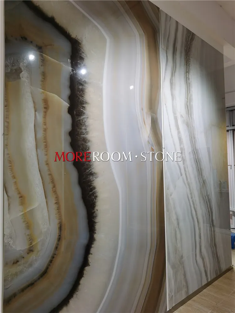 800X1800 Beige Gem Stone Look Large Format Porcelain Tile
