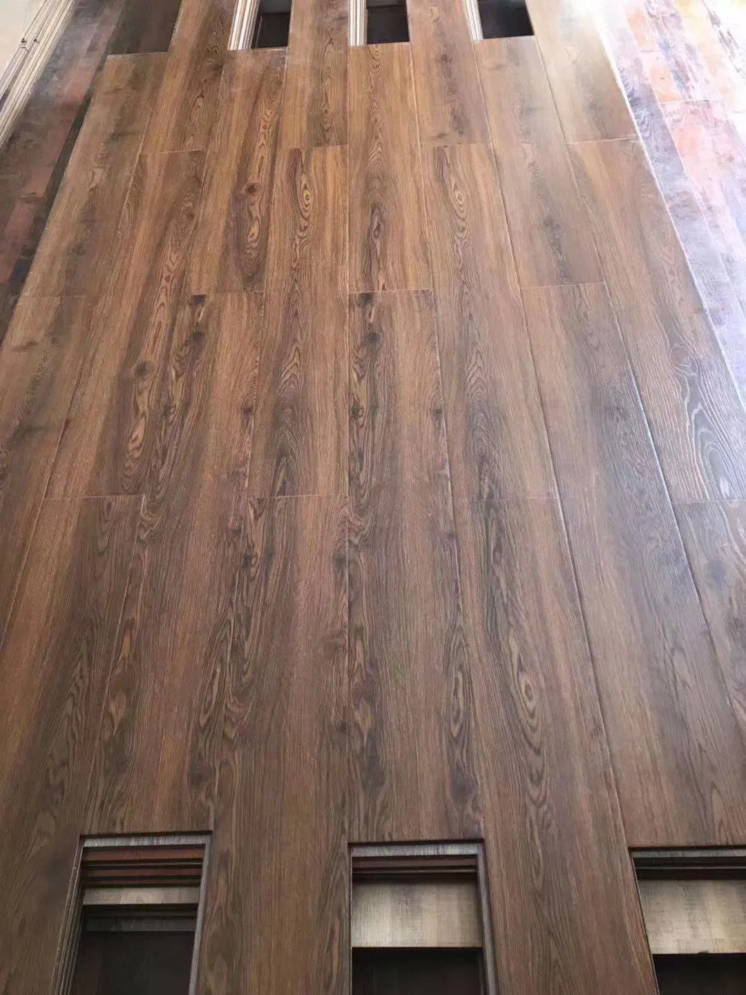 8mm 1215 *196mm MDF HDF AC3 AC4 Wax Crystal Surface Laminate Flooring/ Floor Indoor