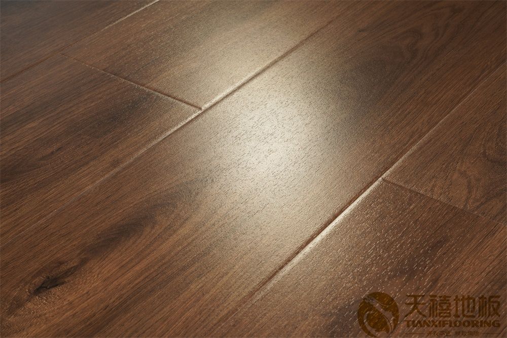 8mm 1215*196mm MDF HDF AC3 AC4 Wax Crystal Surface Laminate Flooring/ Floor Indoor