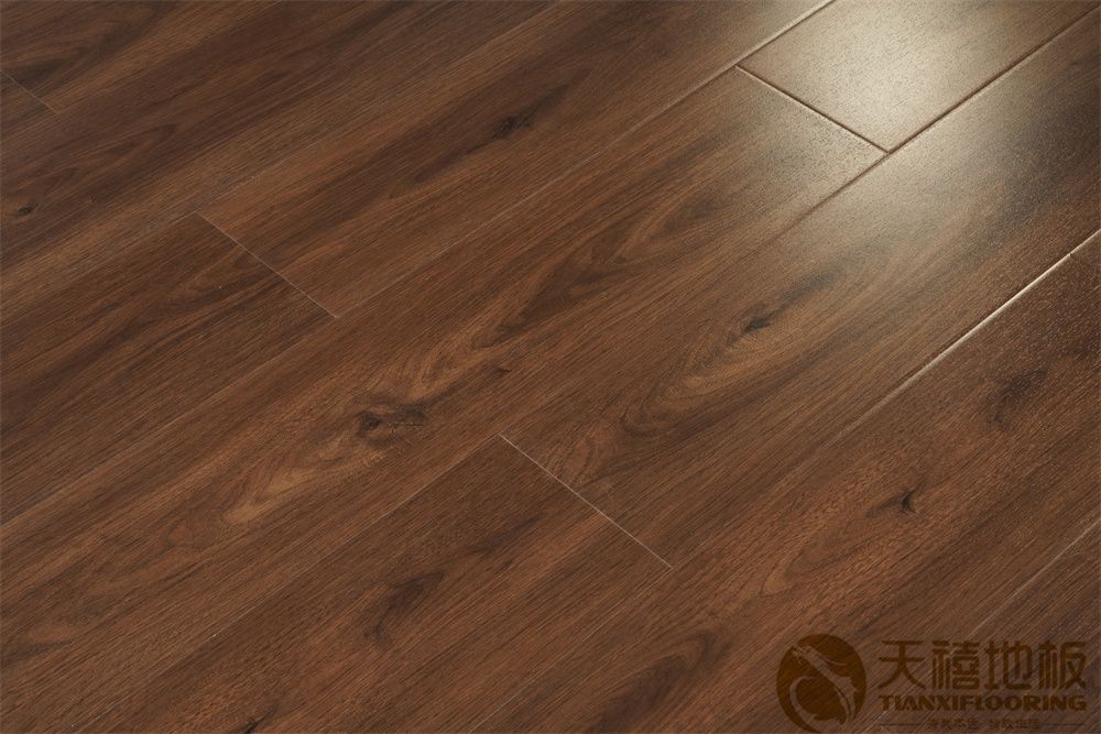 8mm 1215*196mm MDF HDF AC3 AC4 Wax Crystal Surface Laminate Flooring/ Floor Indoor