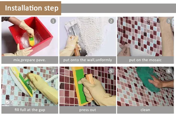 8mm Thickness Stainless Steel Mixed Metal Mosaic Tiles Sheet