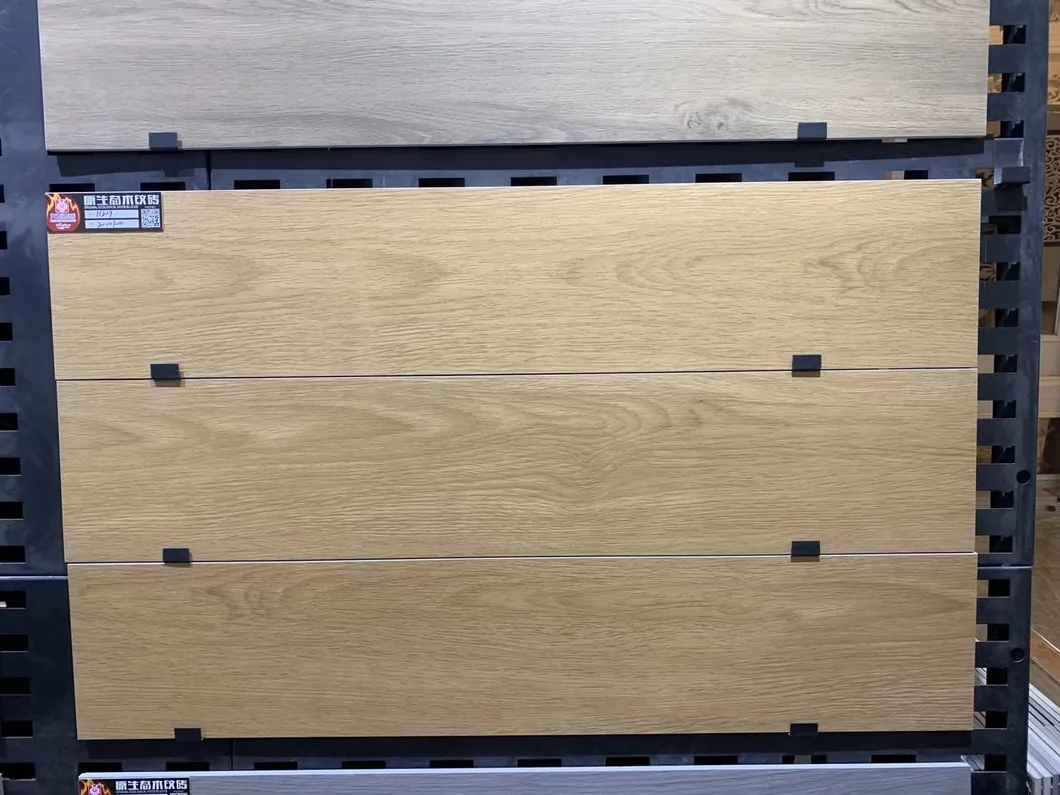 8X40 Anti Slip Brown Wood Look Tiles for Floor