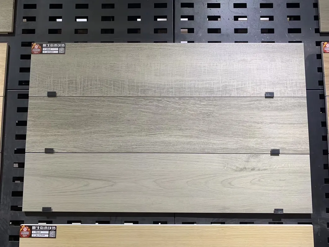 8X40 Anti Slip Brown Wood Look Tiles for Floor