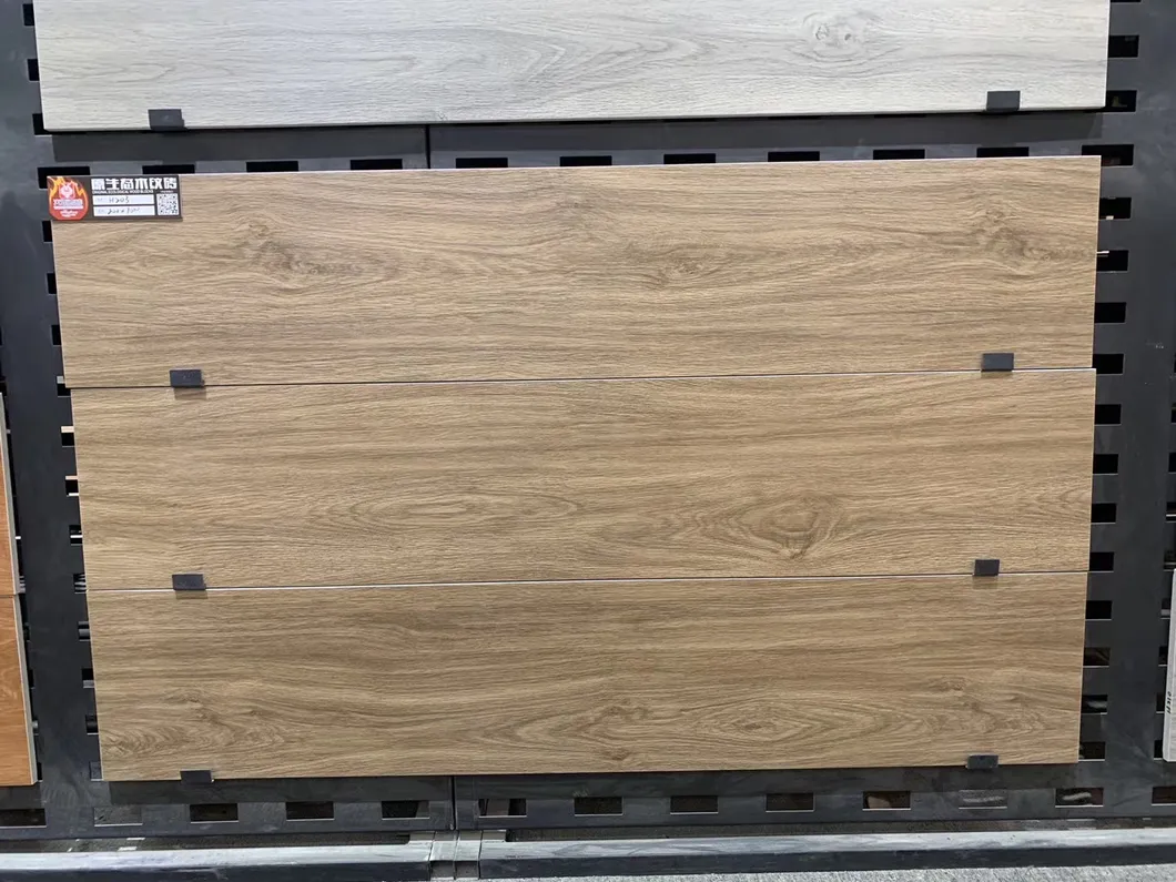 8X40 Anti Slip Brown Wood Look Tiles for Floor