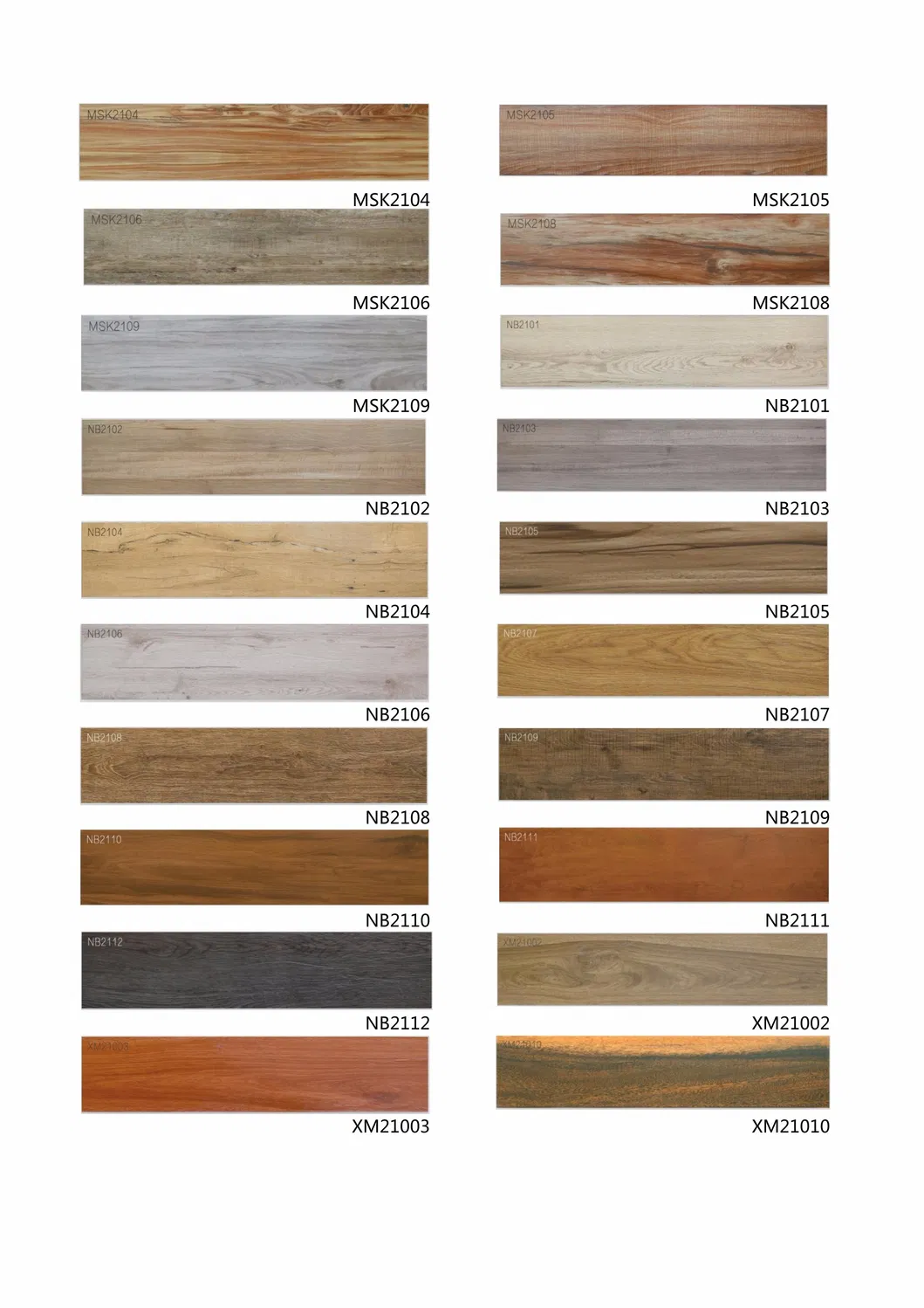 8X40 Wood Plank Wall Tiles Porcelain Floor Tiles