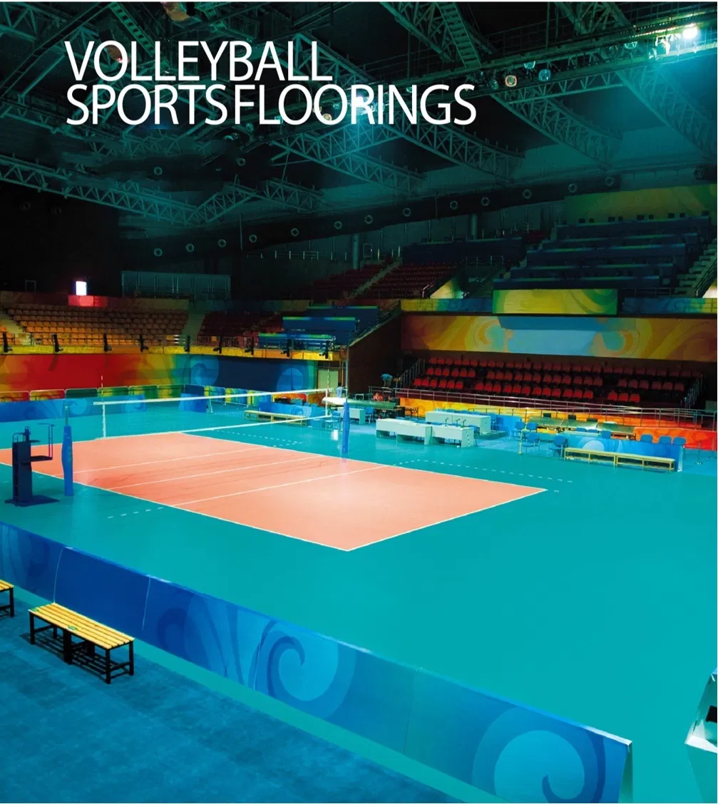 Ak China Factory Badminton Court Plastic Anti-Slip Vinyl PVC Flooring