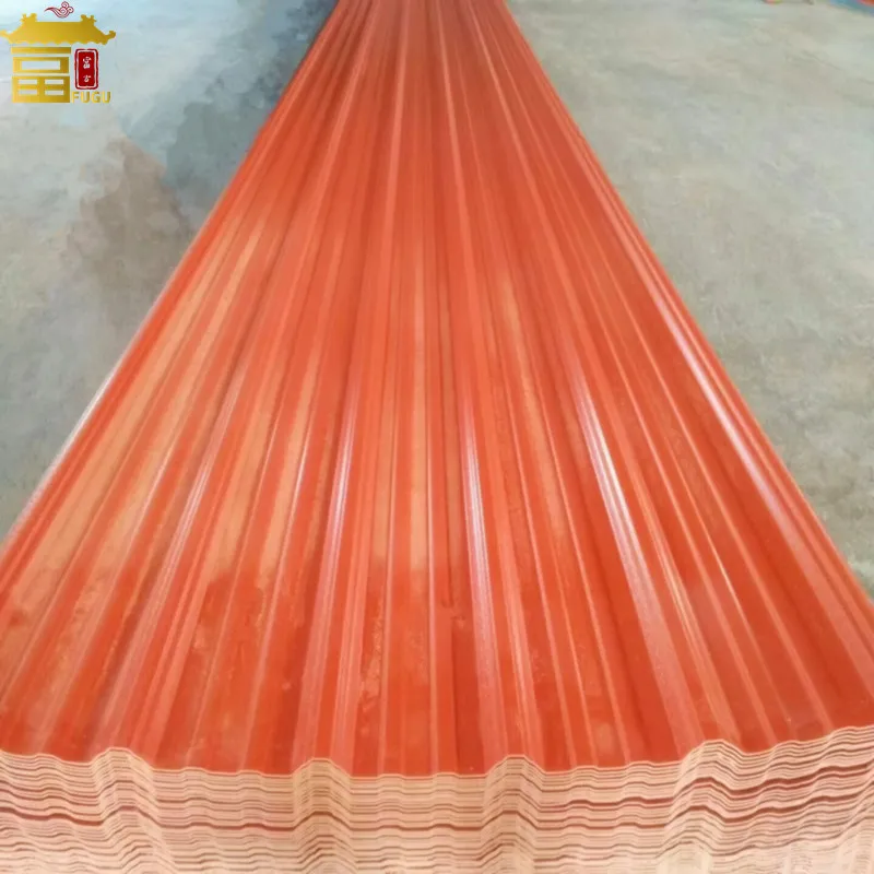 Anti-Corrosion Corrugated Apvc Flexible Plastic Roof Sheet