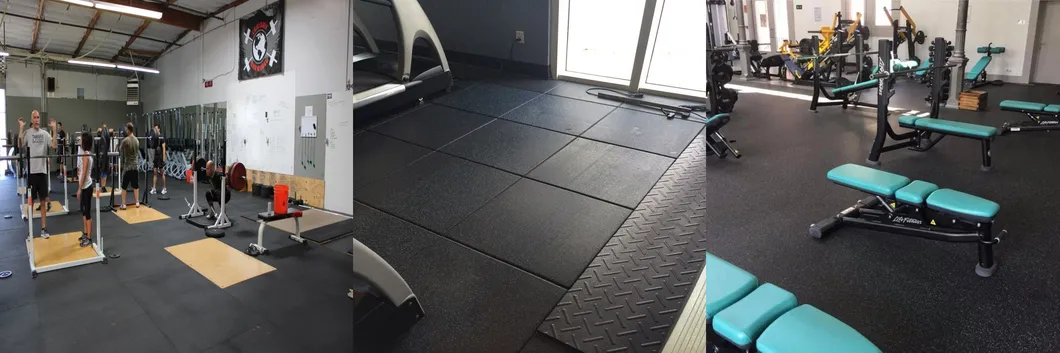Anti-Slip Rubber Flooring Sports Rubber Flooring Gym Flooring Mat