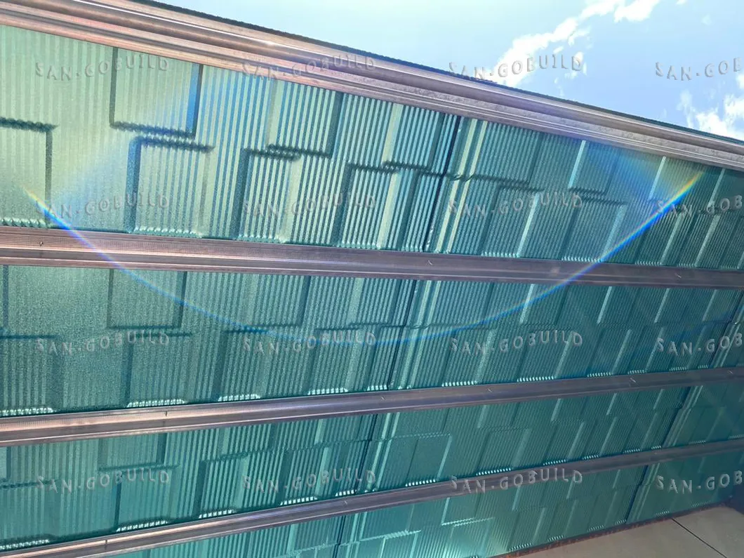 Anti Storm Light Weight Construction Materialtypes of Timor-Lestestostone Coated Roof Tile