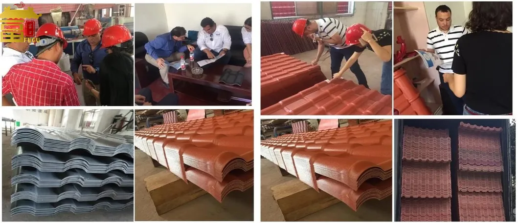 Apvc Corrugated UPVC Trapezoid Plastic Roof Sheet 900-1130mm