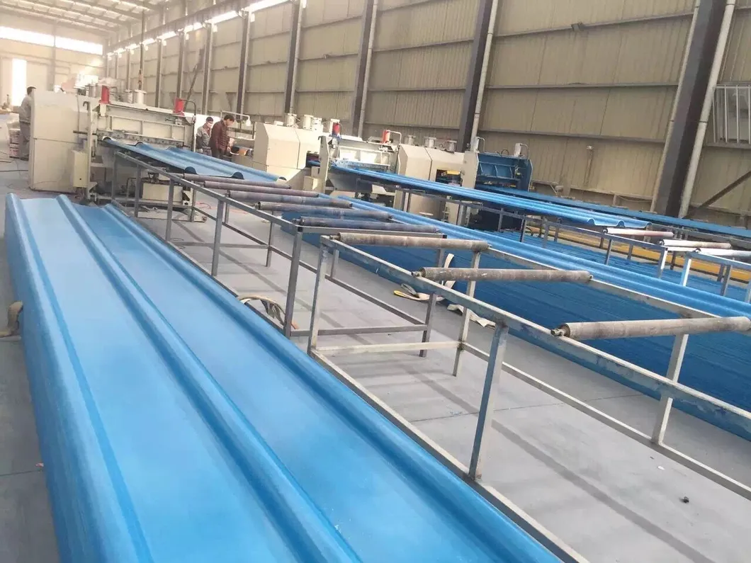 Apvc Corrugated UPVC Trapezoid Plastic Roof Sheet 900-1130mm