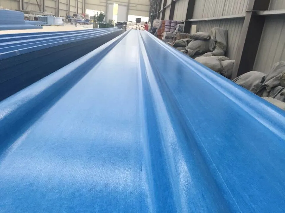 Apvc Corrugated UPVC Trapezoid Plastic Roof Sheet 900-1130mm