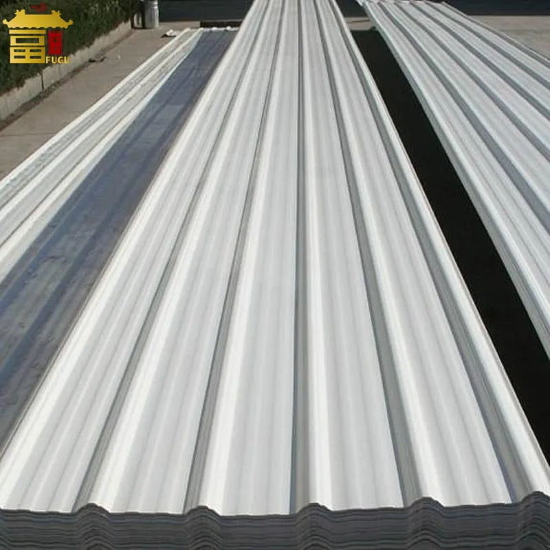Apvc Corrugated UPVC Trapezoid Plastic Roof Sheet 900-1130mm