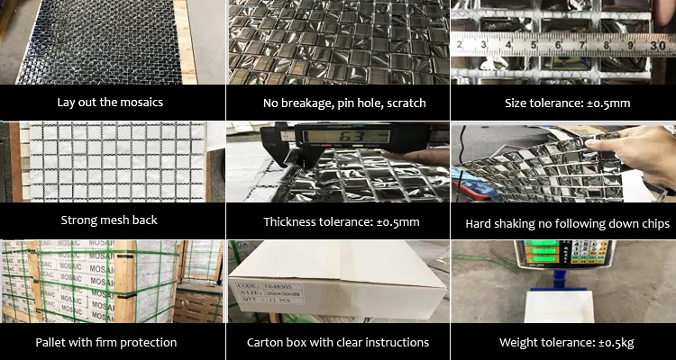 Arabesque Backsplash Fish Scale Blue Mosaic Tile for Swimming Pools