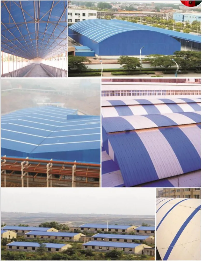 ASA Coated Apvc Corrugated Plastic Roofing Sheets 900mm-1130mm Width