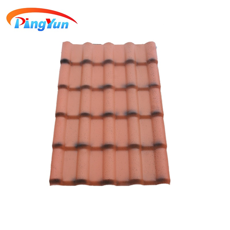 ASA Coated PVC Synthetic Resin Roof Tile for Temple