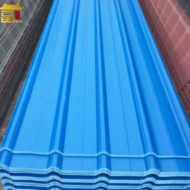 ASA Coated UPVC Corrugated Plastic Roof Sheet for Factory Used