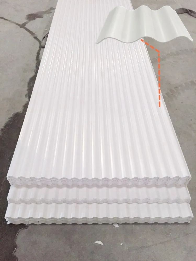 ASA Fadeless Wave Style Waterproof Plastic Roofing Sheet for Shingles