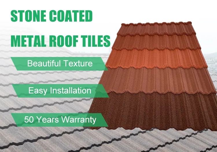 Asia Stone Coated Colour Steel Roofing Tiles Baldosa De Color Piedra Waterproofing 0.4 mm