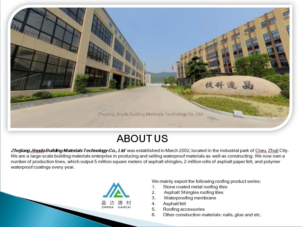 Asphalt Shingles 1000*333mm Building Materials Roofing Shingles