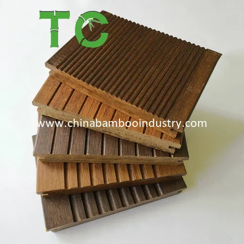 Bamboo Carbonized Bamboo Decking Outdoor Bamboo Flooring Natural Deck Flooring