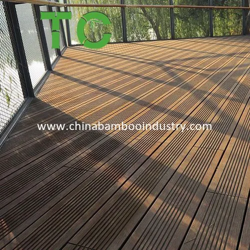 Bamboo Carbonized Bamboo Decking Outdoor Bamboo Flooring Natural Deck Flooring