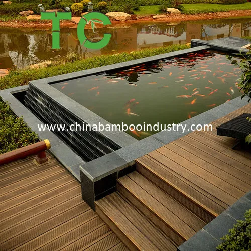 Bamboo Carbonized Bamboo Decking Outdoor Bamboo Flooring Natural Deck Flooring