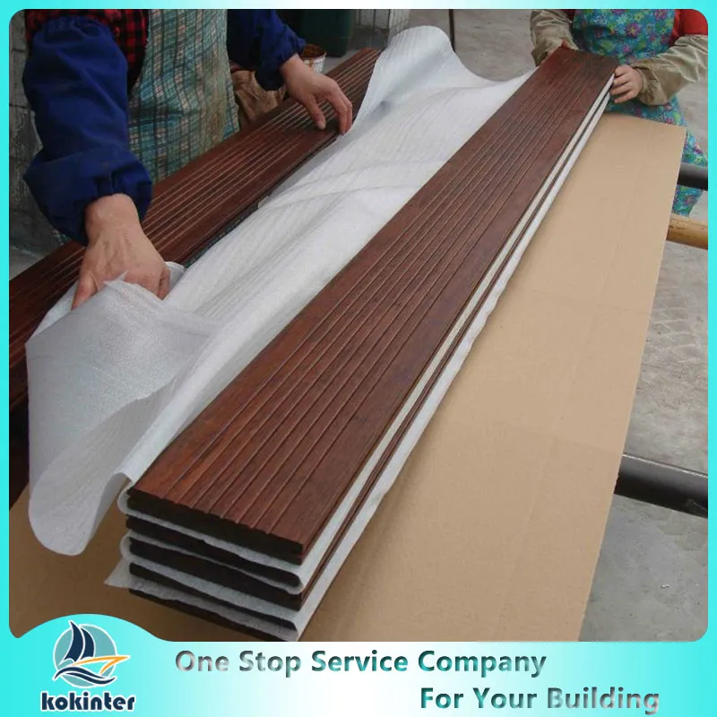 Bamboo Decking Outdoor Strand Woven Heavy Bamboo Flooring Sample 13