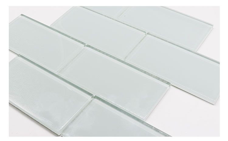 Bar Shop Background Decor Subway Glass Mosaic Tile in 300X300mm