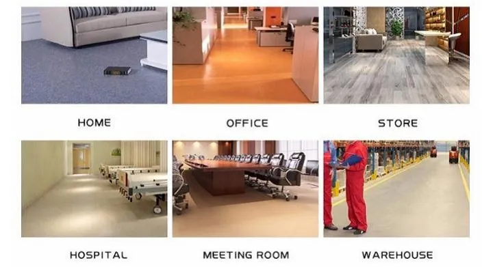 Best Virgin Material Homogeneous Strong Mould Proof Roll Vinyl Flooring