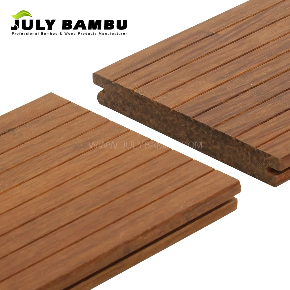 Brown Bamboo Outdoor Decking Bamboo Outdoor Flooring for Swimming Pool