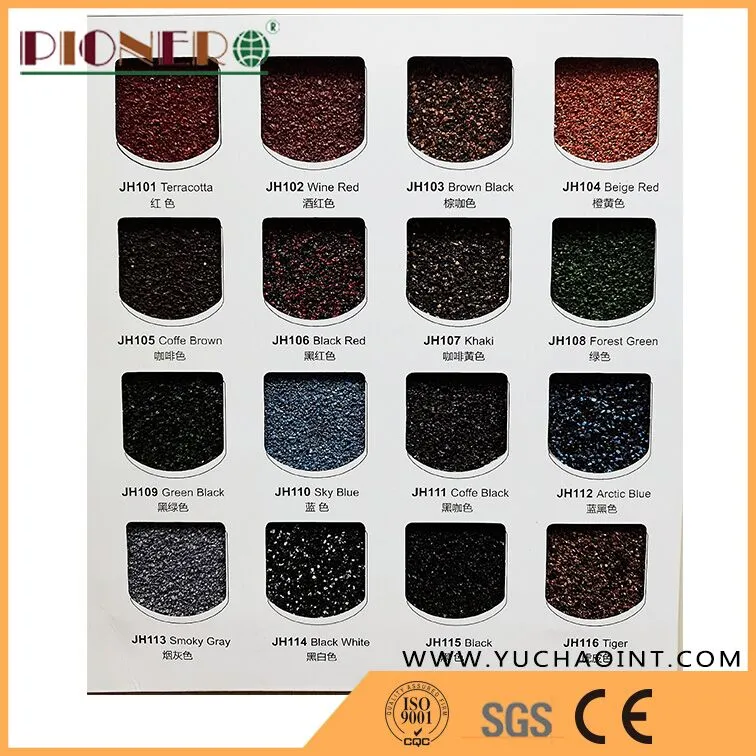 Building Material 1340X420mm Stone Coated Roofing Metal Bond Tile