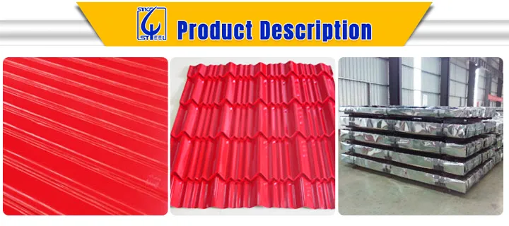 Building Material Color Coated Corrugated Prepainted Galvanized Steel Colour Roofing Sheet