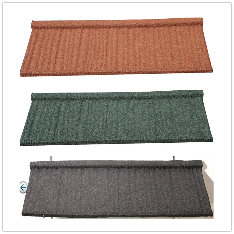 Building Material Colorful Stone Coated Metal Roof Shingles Tiles/Kerala Stone Coated Metal Roof Tile