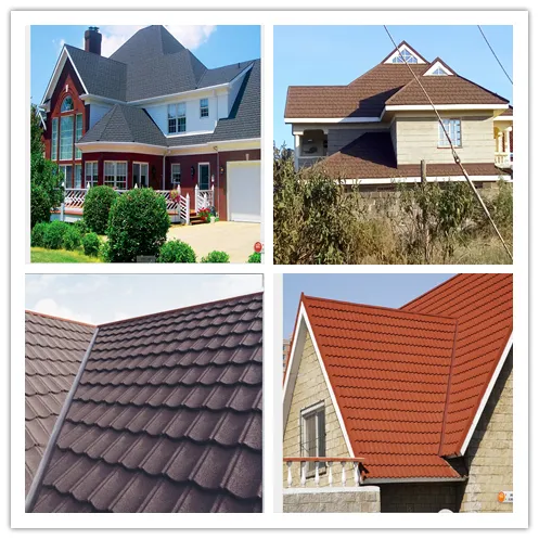 Building Material Colorful Stone Coated Metal Roof Shingles Tiles/Kerala Stone Coated Metal Roof Tile