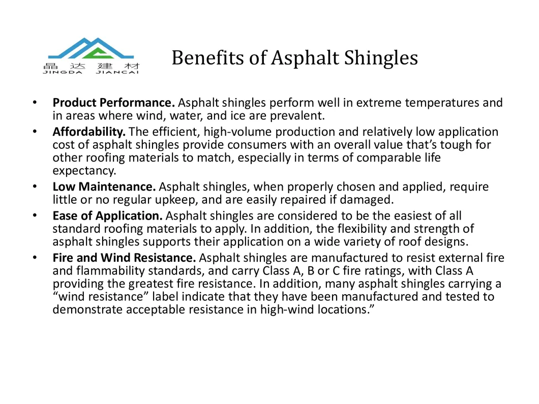 Building Material Dimensional Fibreglass Green Roof Zhejiang Jingda 1000*333mm Laminated Roofing Shingles Construction Material