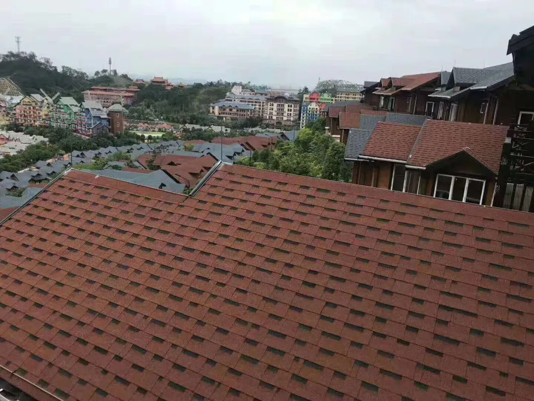 Building Material Dimensional Fibreglass Green Roof Zhejiang Jingda 1000*333mm Laminated Roofing Shingles Construction Material