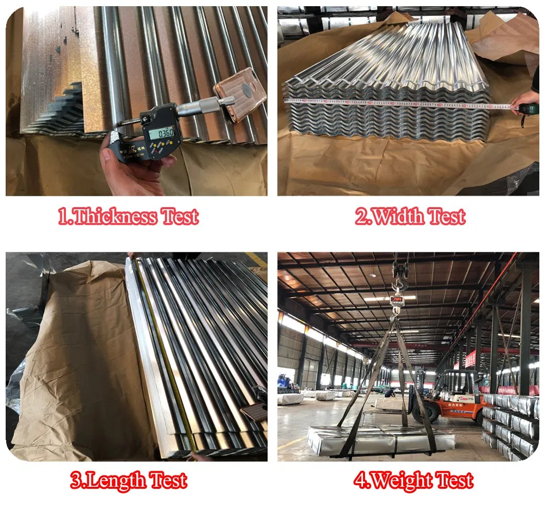 Bwg32 Bwg34 Metal Roofing Sheet Galvanized Steel Corrugated Roof Tile