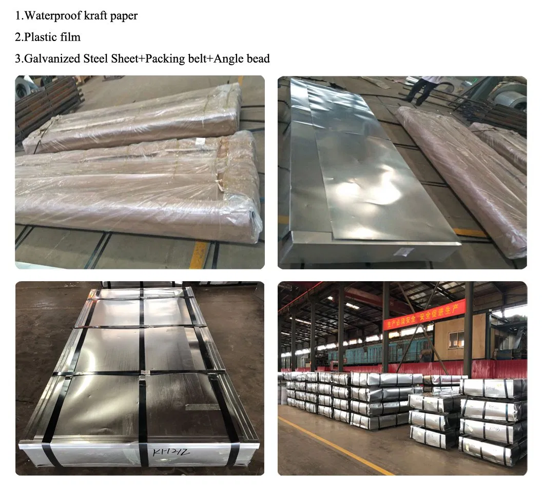 Bwg32 Bwg34 Metal Roofing Sheet Galvanized Steel Corrugated Roof Tile