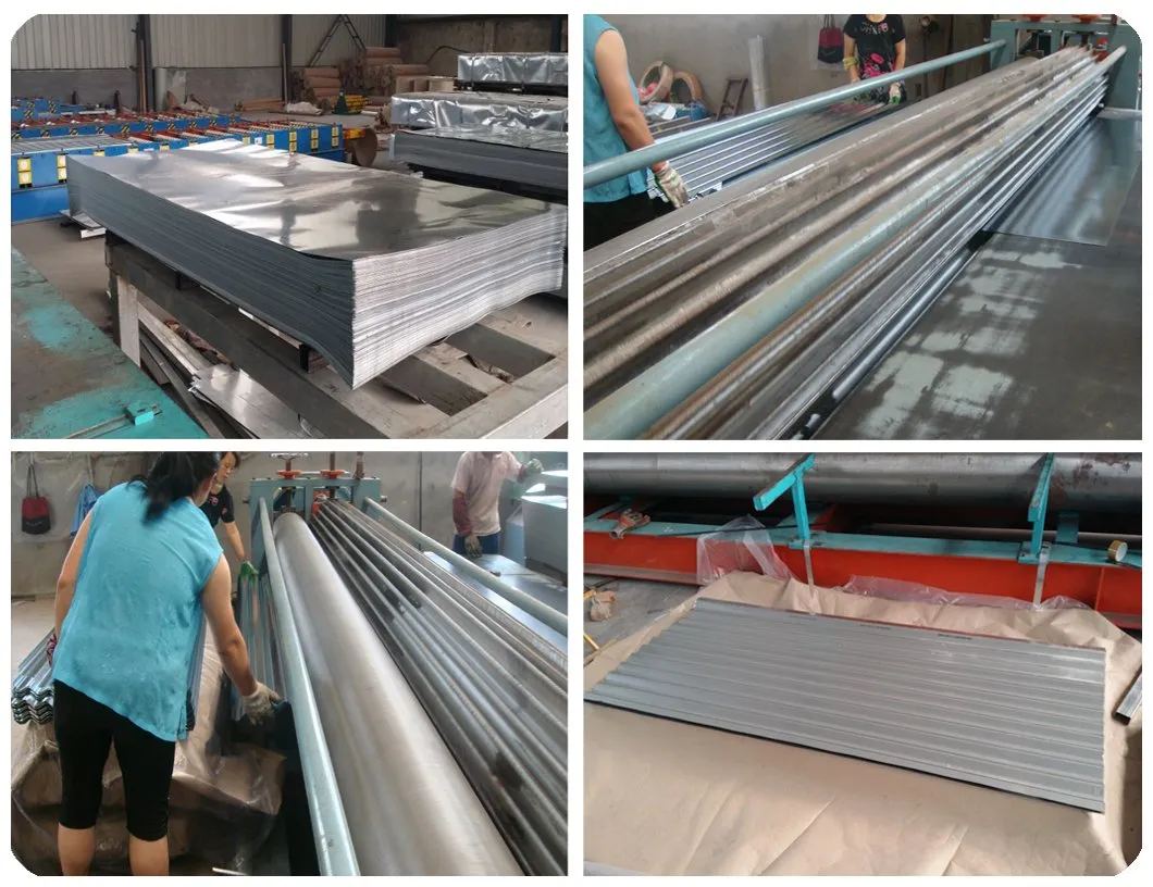 Bwg32 Bwg34 Metal Roofing Sheet Galvanized Steel Corrugated Roof Tile