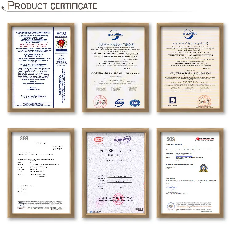 CE Certified Click Lock PVC Vinyl Floor Tiles (P-2146)