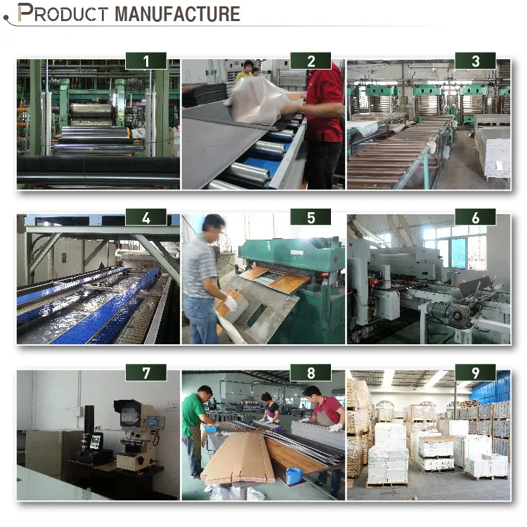 CE Certified Click Lock PVC Vinyl Floor Tiles (P-2146)